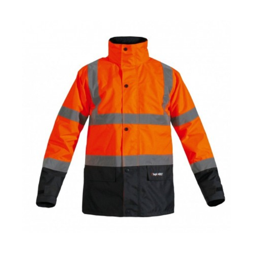 ENSEMBLE HV PARKA SKY + GILET ROCKET