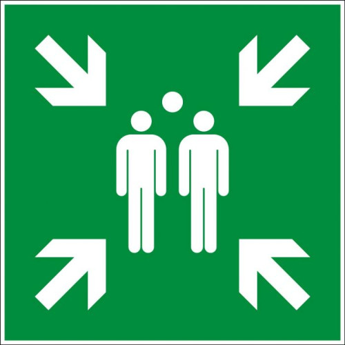 PLAQUE POINT DE RASSEMBLEMENT -...