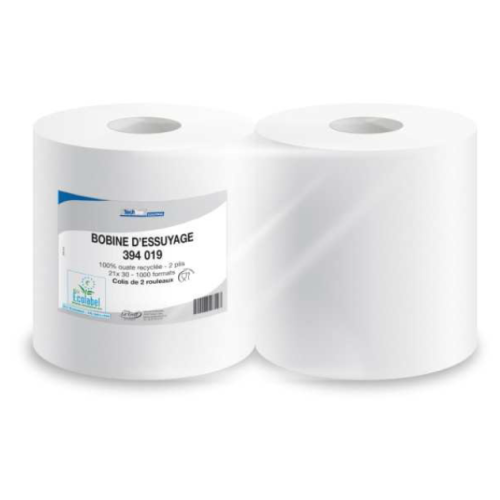 LOT DE 2 BOBINES 1000 F BLANC - M120...