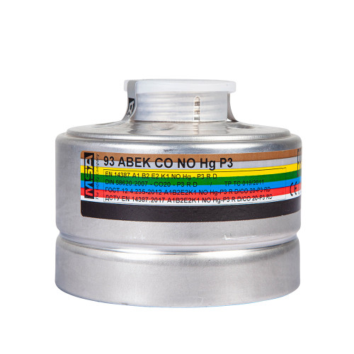 FILTRE GAZ MSA - réf 93 ABEK CO NO Hg...