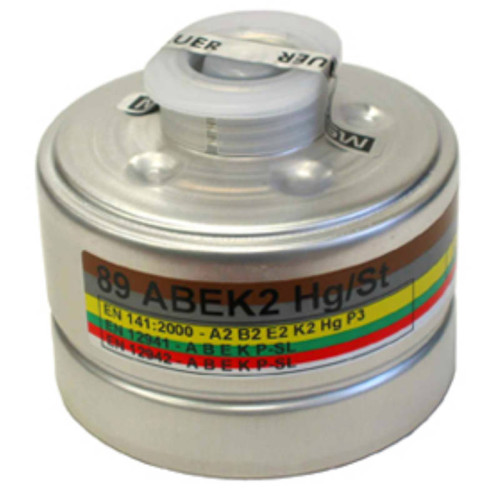FILTRE GAZ MSA - réf 93 ABEK2 Hg/St -...