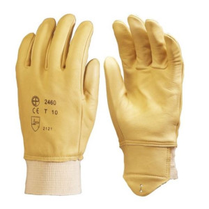 GANTS CUIR fleur bovin...